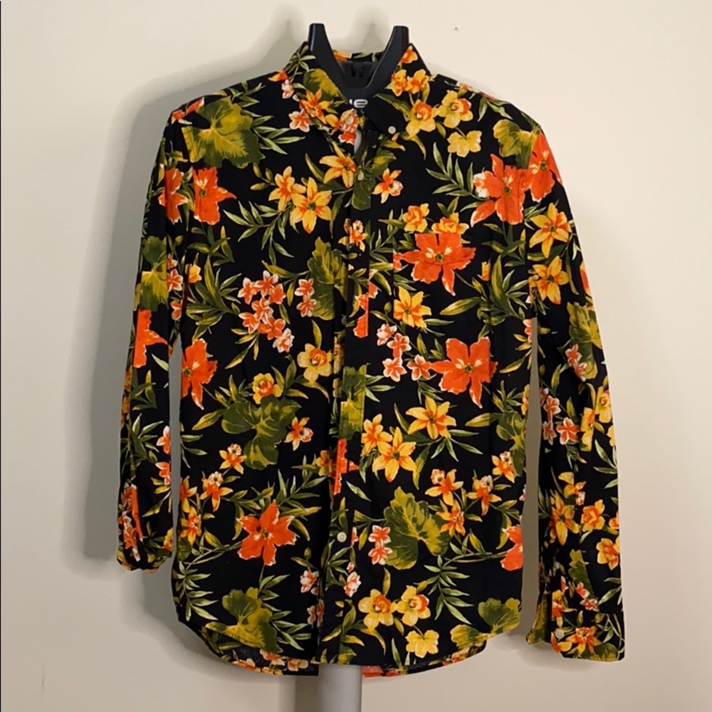 Men’s AE Long Sleeve Button Up